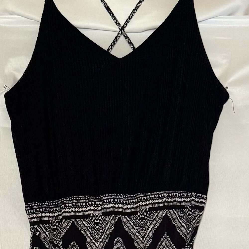 Maurice's Size X-Large Black Tribal Sleeveless Maxi Dress